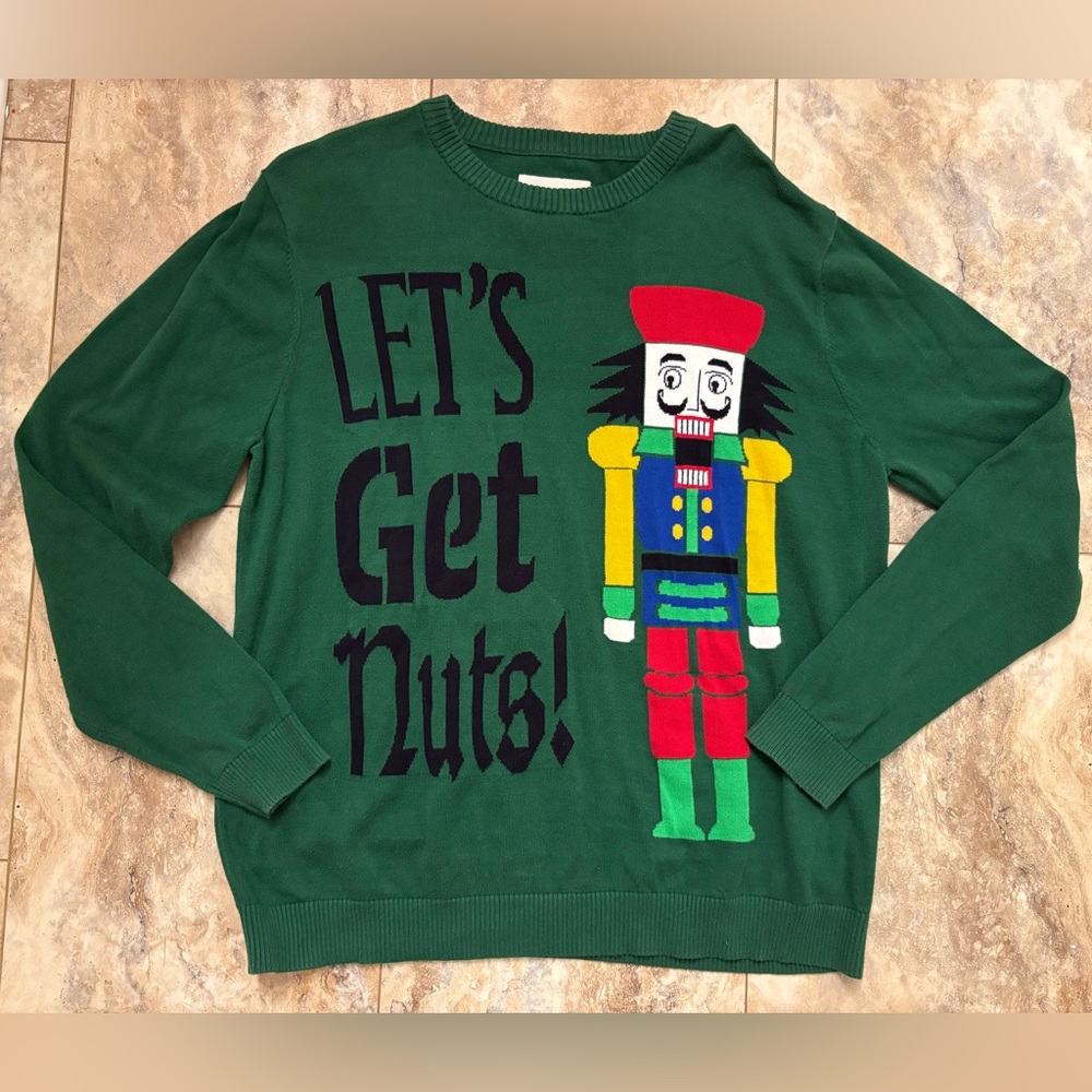 Mossimo “Let's Get Nuts" Nutcracker Ugly Christma… - image 2